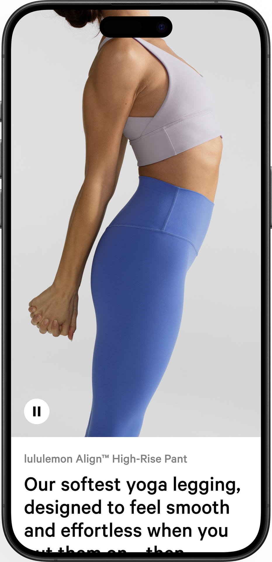 Lululemon product storytelling